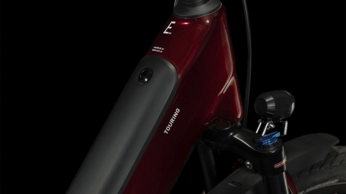 Cube TOURING HYBRID EXC 625 Red/white Lageinstap 2024 - Afbeelding 11