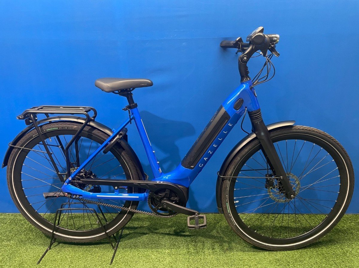 Gazelle Ultimate C8 + -500wh Blauw Dames 2023
