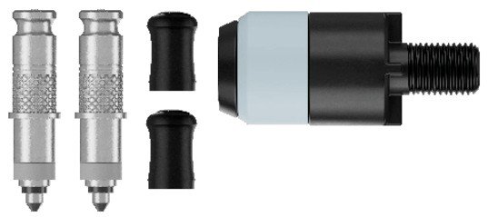 Sks Clik Valve Ombouwset DV-SCV met Pompkopadapter Zwart