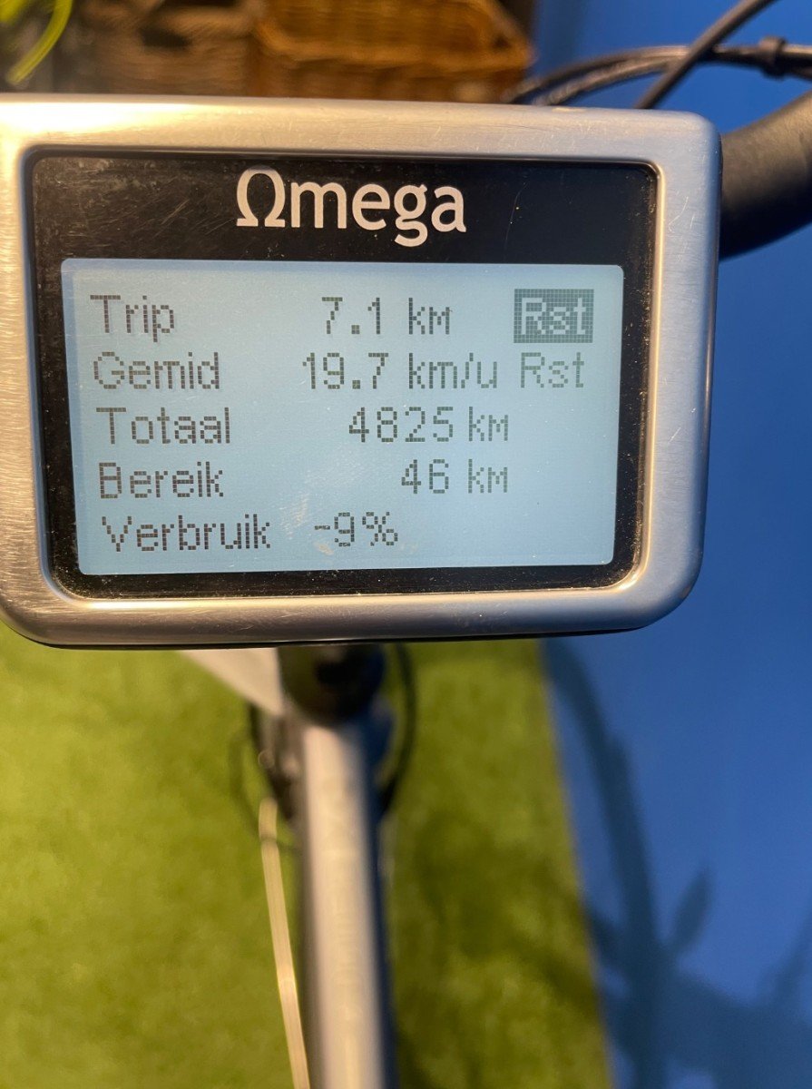 Rih X-Omega 3 (incl. 500Wh accu) Mat Zilverblauw Heren 2022 - Afbeelding 7