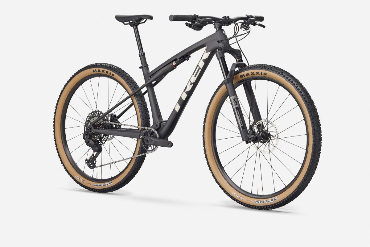 Trek Supercaliber SL 9.6 Gen 2 MATTE CARBON/GLOSS BLACK SPLATTER 2026 - Afbeelding 3