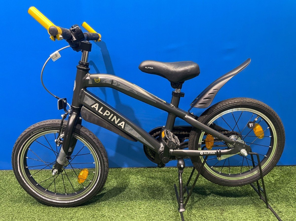 Alpina Trial 16 inch Zwart Jongens 2023 - Afbeelding 2