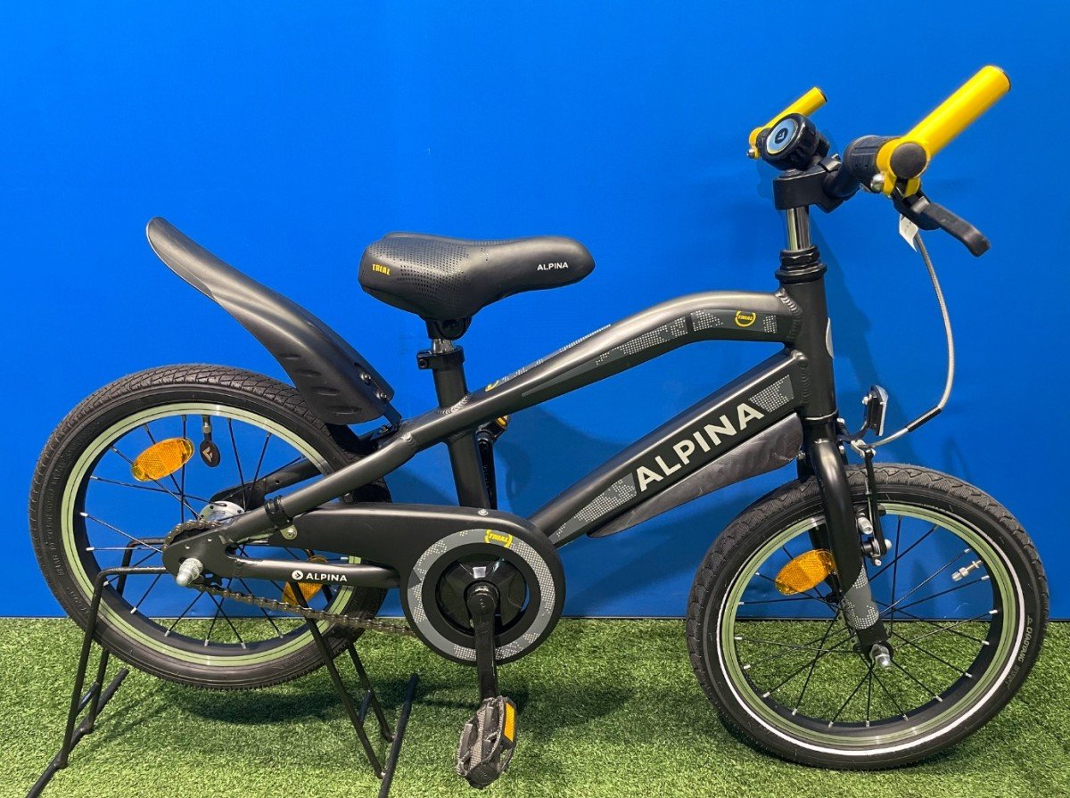Alpina Trial 16 inch Zwart Jongens 2023