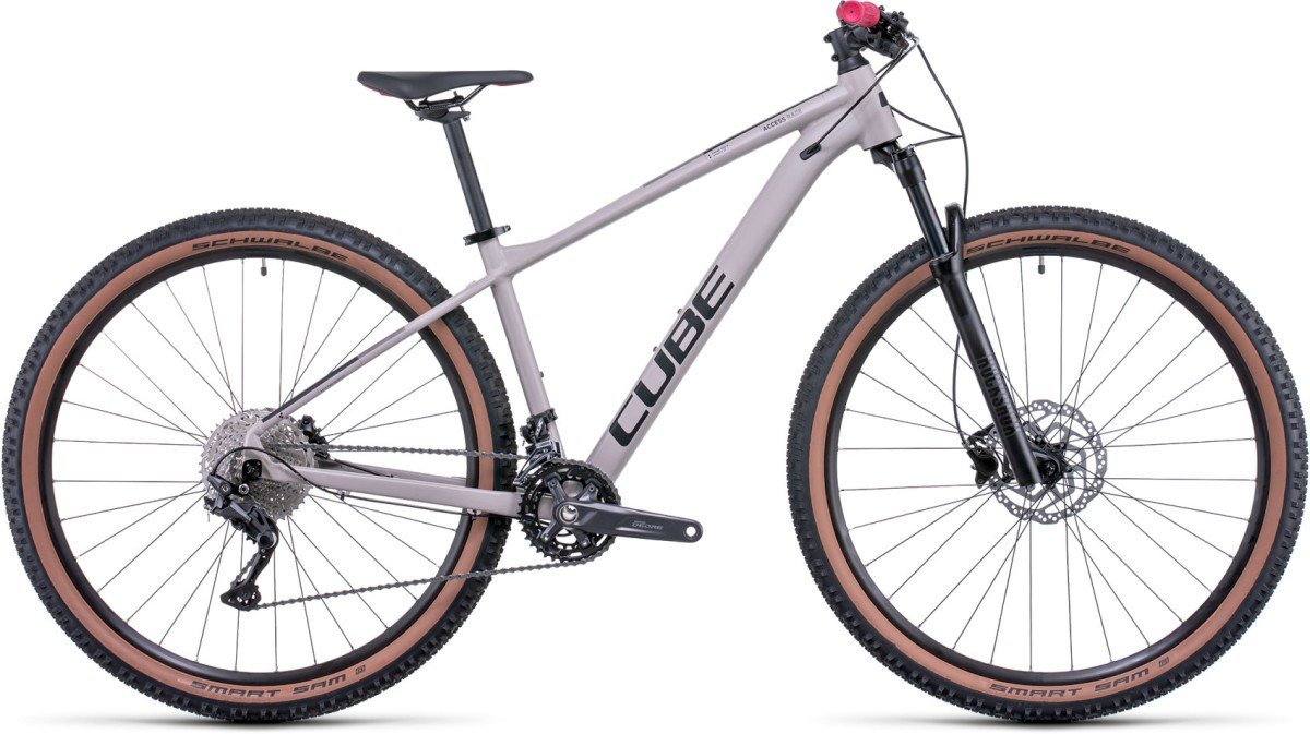 Cube ACCESS WS RACE Oatgrey/raspberry Dames 2022