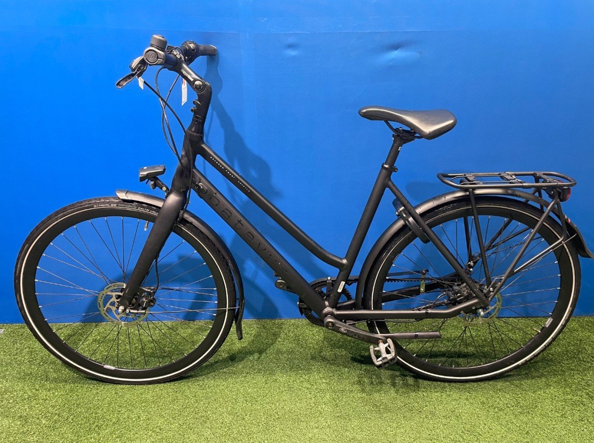 Batavus Stratos Zwart Mat Dames 2022 - Afbeelding 3
