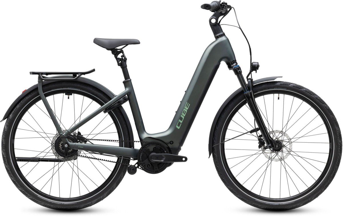 Cube KATHMANDU HYBRID DELUXE PRO 800 BLACKFOREST/CHROME Dames 2027