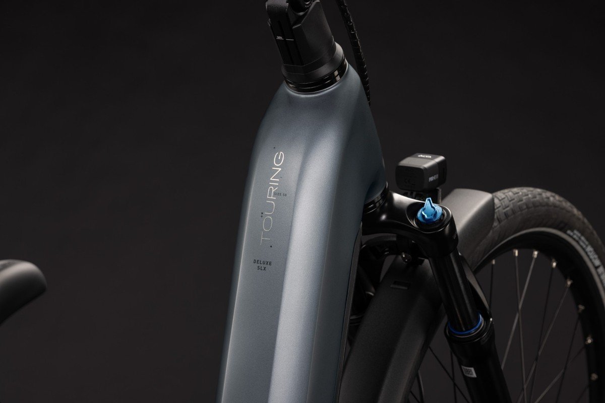 Cube TOURING HYBRID DELUXE SLX 800 SLABGREY/CHROME Dames 2027 - Afbeelding 3