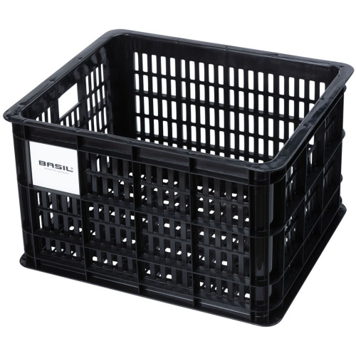 Basil Fietskrat PVC 29.5L Zwart