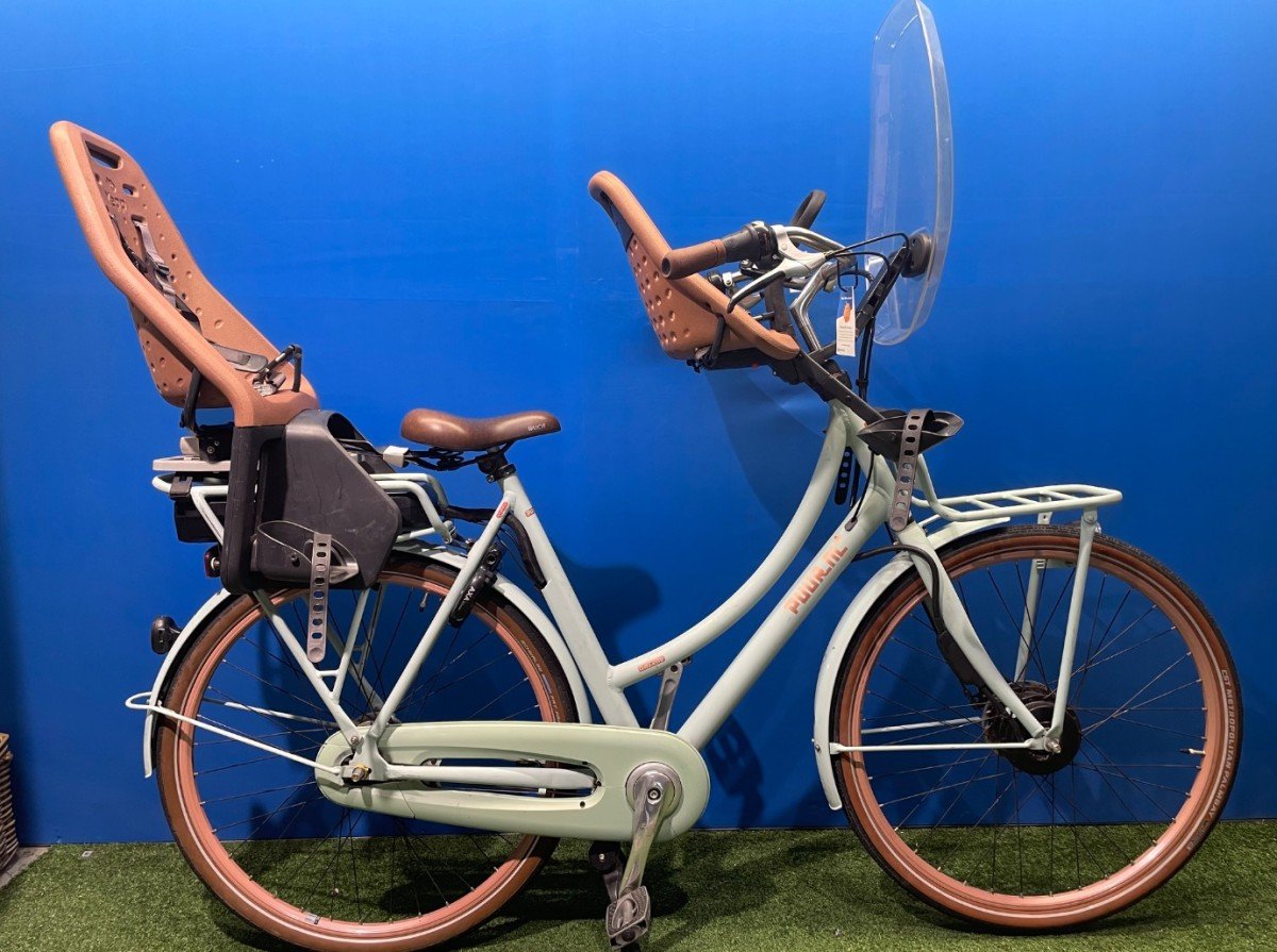 Gazelle Puur NL+ incl. zitjes! Groen Dames 2020