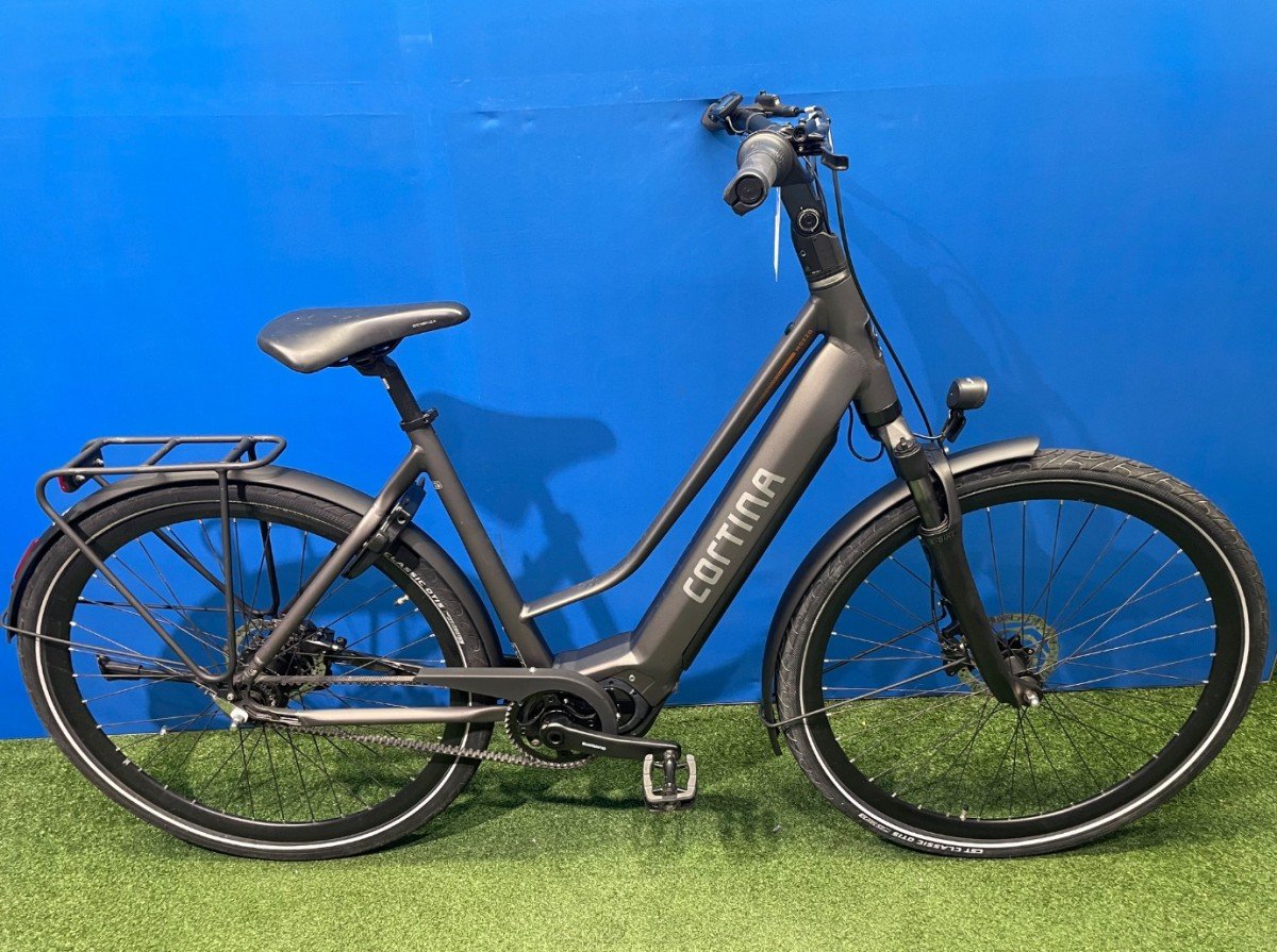 Cortina E-Mozzo 500Wh Eclips Black Matt Dames 2024