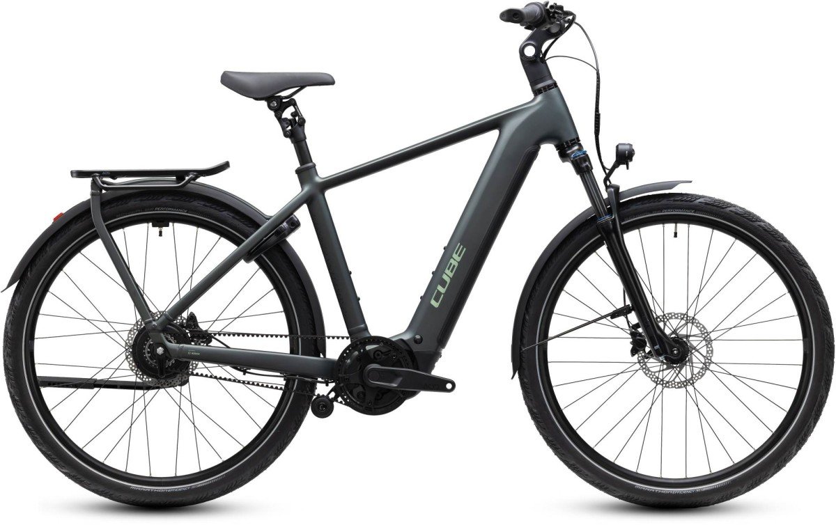 Cube KATHMANDU HYBRID DELUXE PRO 800 BLACKFOREST/CHROME Heren 2027