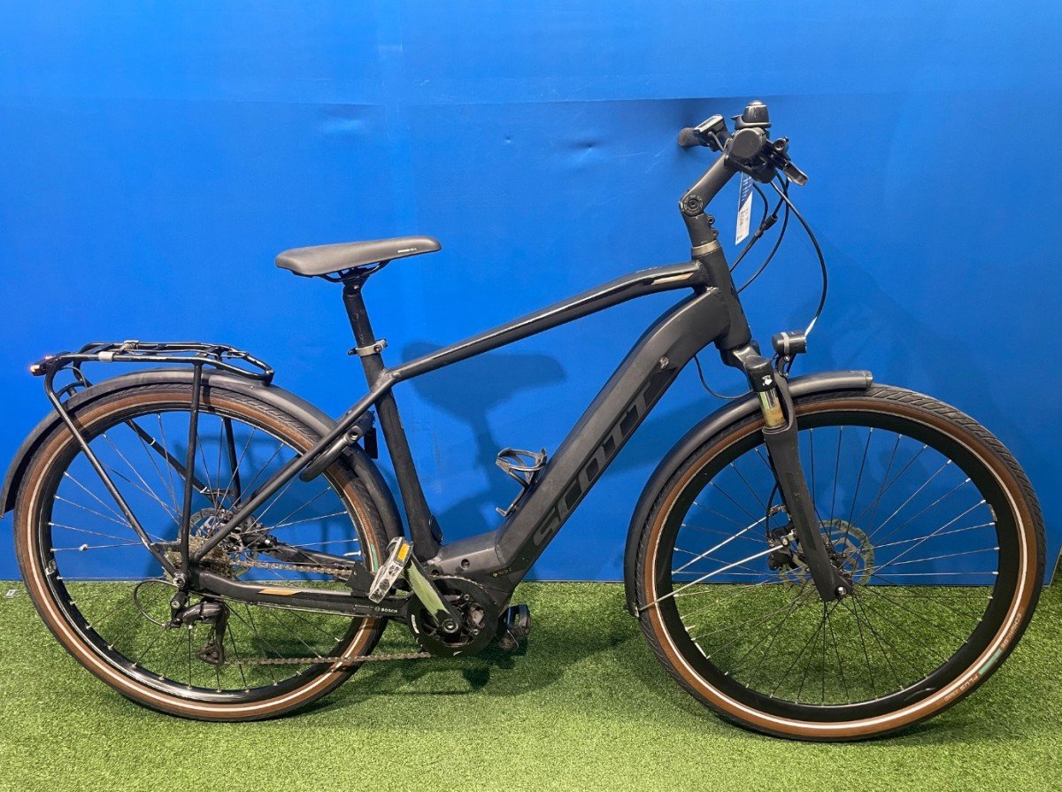 Foto van Scott Sport eRide – 400wh Grijs Heren 2020 (2020) via Jansen 2wielers