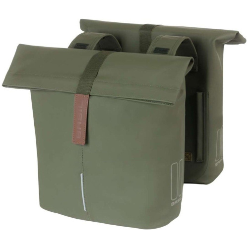 Basil Tas City 28-32L Dubbel Achter Moss Green Moss Green Gloss