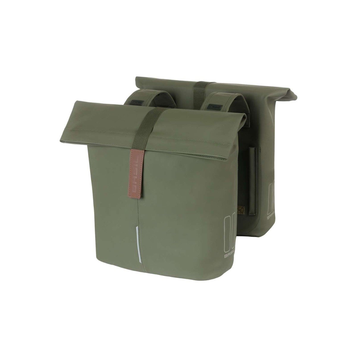 Basil Tas City 28-32L Dubbel Achter Moss Green Moss Green Gloss