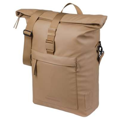 Basil Brooklyn MIK Hooks Schoudertas 17l Zandbruin Sandfarben