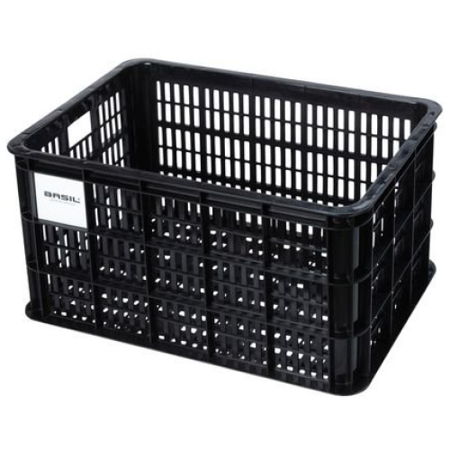 Basil Fietskrat PVC 40L Zwart