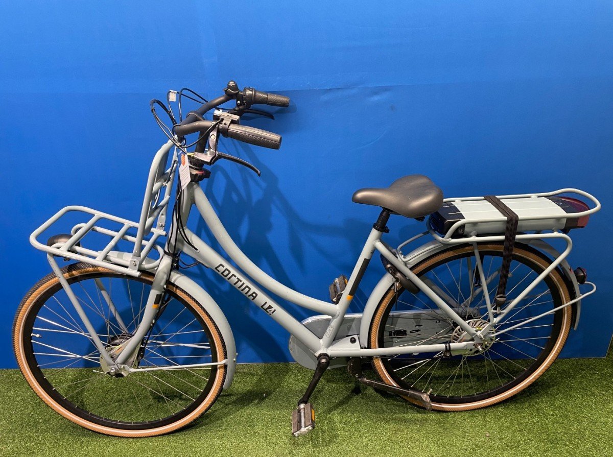 Cortina E-U4 Transport NIEUWE 500Wh ACCU Stormy Sea Matt Dames 2023 - Afbeelding 3