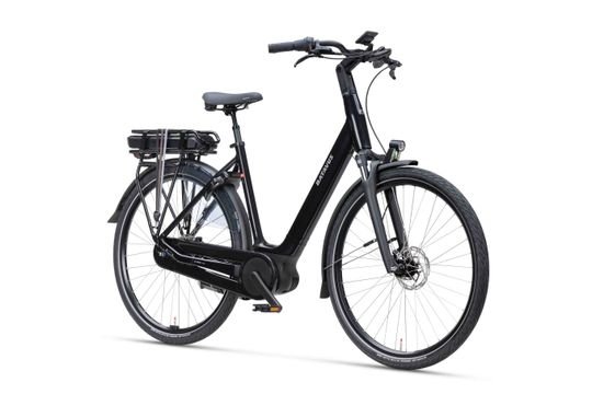 Batavus Finez E-Go Active Plus Zwart Glans Lageinstap 2024 - Afbeelding 4